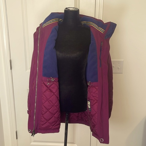 Lands' End Squall Insulated Waterproof Windproof Winter Jacket Size M (10-12) - Picture 2 of 9